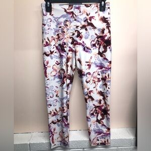 Balance Collection Multicolor Flower Capri Leggings